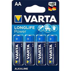 Foto van Varta - longlife power 4x aa alkaline