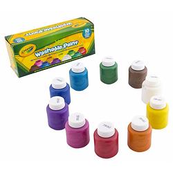 Foto van Crayola potjes met afwasbare verf 10 stuks