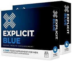 Foto van Explicit blue erectiepillen 2-pack