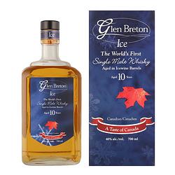 Foto van Glen breton ice 10 years 70cl whisky + giftbox