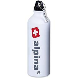 Foto van Alpina drinkfles 750 ml aluminium wit