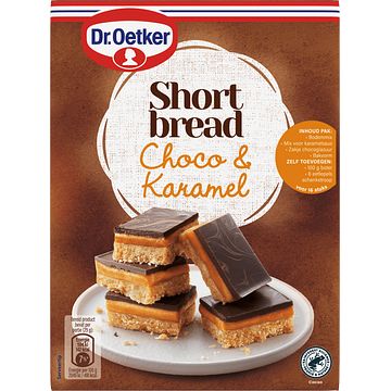 Foto van Dr. oetker shortbread chocolade & karamel 280g bij jumbo