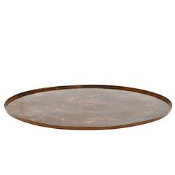 Foto van Ptmd cars copper antique iron tray round l