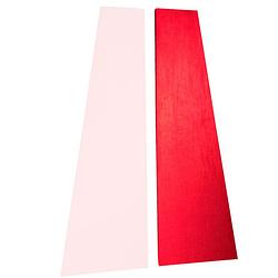 Foto van Auralex sonosuede trapezoid panel right red absorber (per stuk)