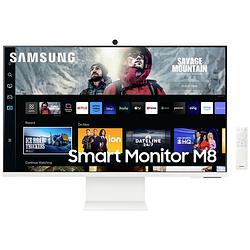 Foto van Samsung s32cm801uu led-monitor 81.3 cm (32 inch) energielabel g (a - g) 3840 x 2160 pixel uhd, 4k 4 ms hdmi, usb va lcd