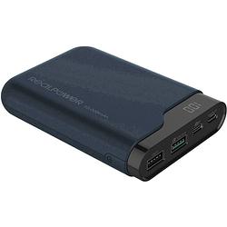 Foto van Realpower pb-10000 pd powerbank 10000 mah quick charge 3.0 li-ion midnight blue