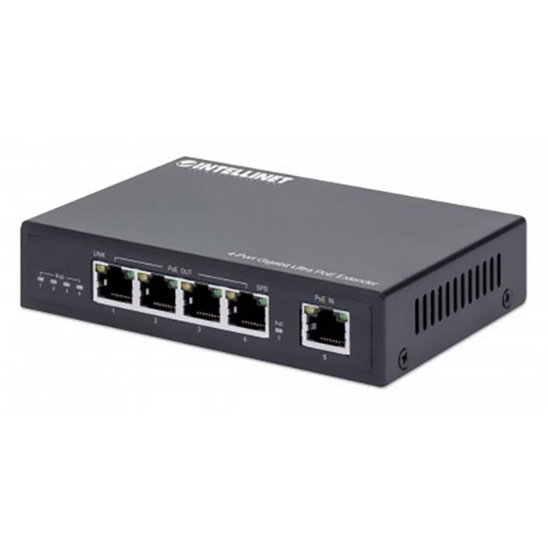 Foto van Intellinet 561617 poe-extender 10 / 100 / 1000 mbit/s ieee 802.3af (12.95 w), ieee 802.3at (25.5 w), ieee 802.3bt