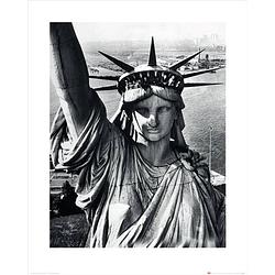 Foto van Kunstdruk time life statue of liberty 40x50cm