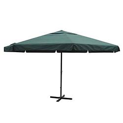 Foto van Vidaxl parasol samos 500 cm aluminium groen