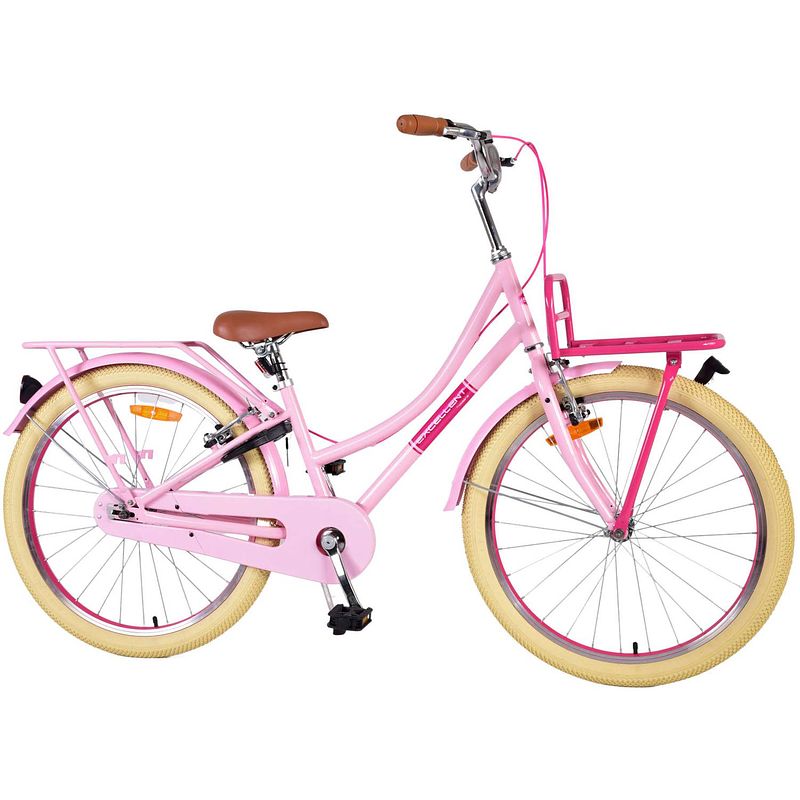 Foto van Volare excellent kinderfiets - meisjes - 24 inch - roze- twee handremmen