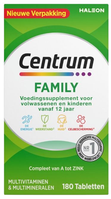 Foto van Centrum adult multivitaminen tabletten 180st