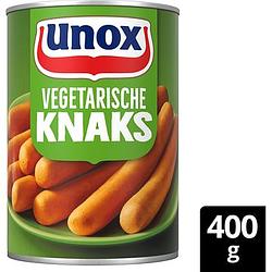 Foto van Unox knakworst vegetarische knaks 400g bij jumbo