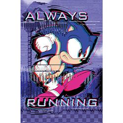 Foto van Grupo erik sonic always running poster 61x91,5cm