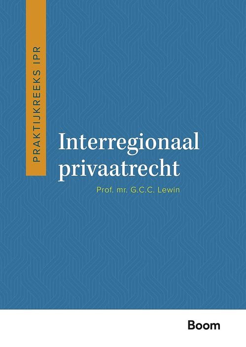 Foto van Interregionaal privaatrecht - g. lewin - ebook