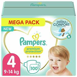 Foto van Pampers - premium protection - maat 4 - mega pack - 100 luiers