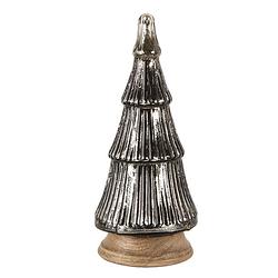 Foto van Clayre & eef bruine decoratie kerstboom ø 16*32 cm 6gl3147