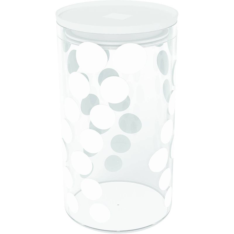 Foto van Zak!designs voorraadpot dot dot 1,1 liter glas/siliconen