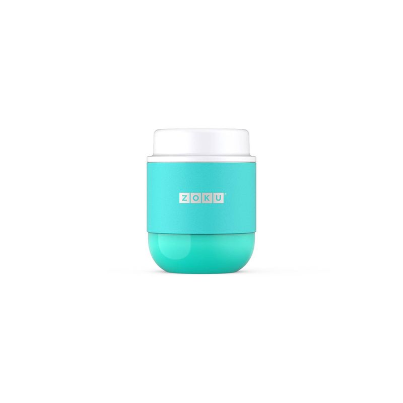 Foto van Zoku voedselbox 296 ml rvs 296 ml blauw