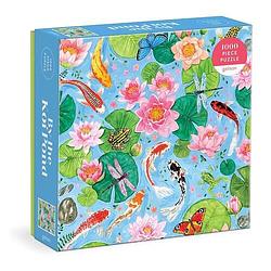 Foto van By the koi pond 1000 piece puzzle in square box - puzzel;puzzel (9780735376489)