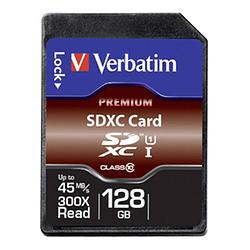 Foto van Verbatim sdxc geheugenkaart, klasse 10, 128 gb