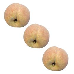 Foto van Set van 3x stuks kunstfruit perziken van 8 cm - kunstbloemen