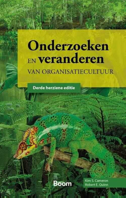 Foto van Onderzoeken en veranderen van organisatiecultuur - kim cameron, robert e. quinn - paperback (9789024450374)