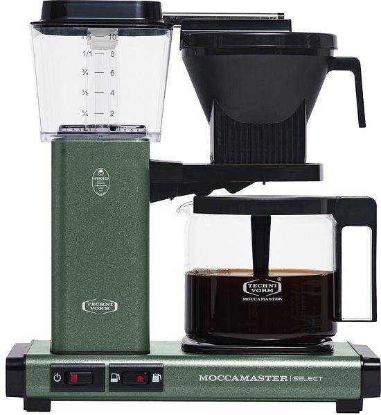 Foto van Moccamaster kbg select koffiefilter apparaat groen