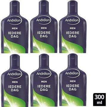 Foto van Andrelon men shampoo iedere dag 6 x 300ml bij jumbo