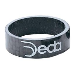 Foto van Deda spacers 10 mm carbon 1 1/8 inch zwart 10 stuks