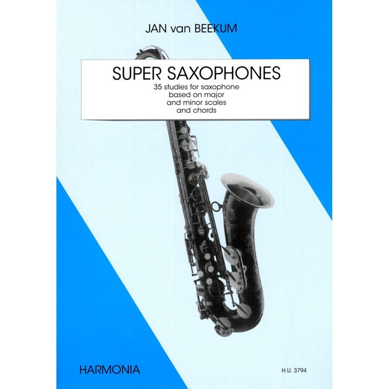Foto van Hal leonard super saxophones saxofoonboek