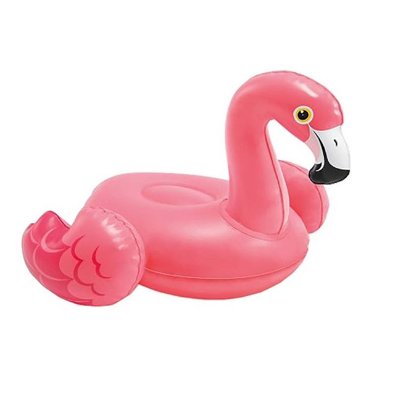 Foto van Opblaas flamingo 25 cm - opblaasspeelgoed