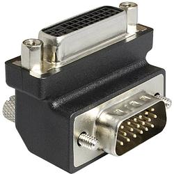 Foto van Delock 1937074 dvi / vga adapter [1x dvi-bus 24+5-polig - 1x vga-stekker] zwart