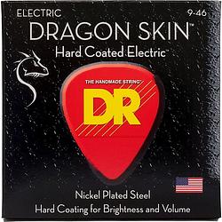 Foto van Dr strings dse-9/46 dragon skin light to medium 9-46 elektrische gitaarsnaren