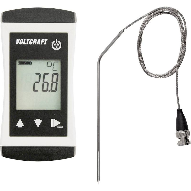 Foto van Voltcraft ptm 100 + tpt-209 temperatuurmeter -200 - 450 °c sensortype pt1000 ip65