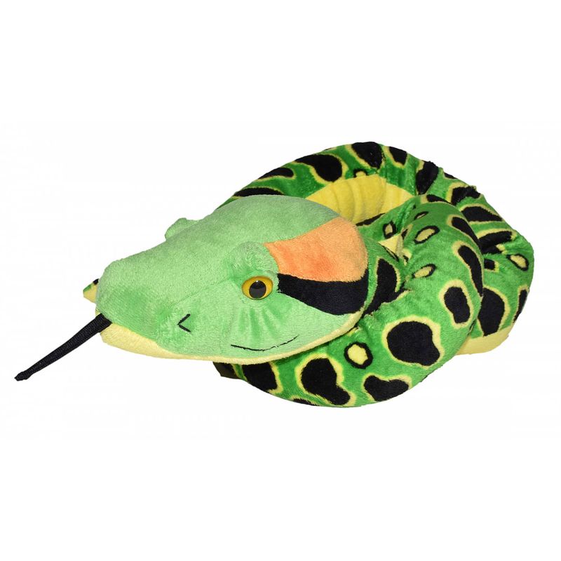 Foto van Wild republic knuffel anaconda junior 137 cm pluche groen