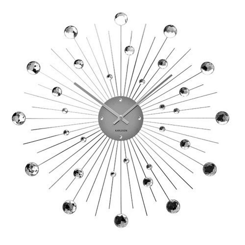 Foto van Karlsson - wallclock sunburst crystal large