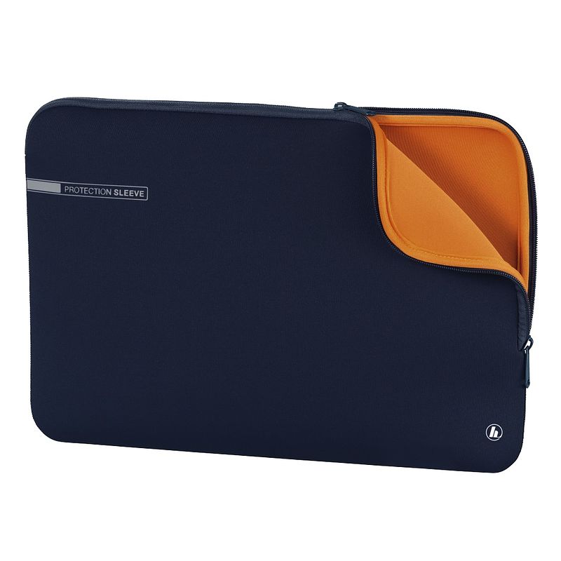 Foto van Hama laptophoes neoprene essential 15,6 inch laptop sleeve blauw