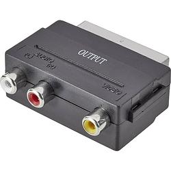 Foto van Speaka professional sp-7870668 scart / cinch adapter [1x scart-stekker - 3x cinch-koppeling] zwart