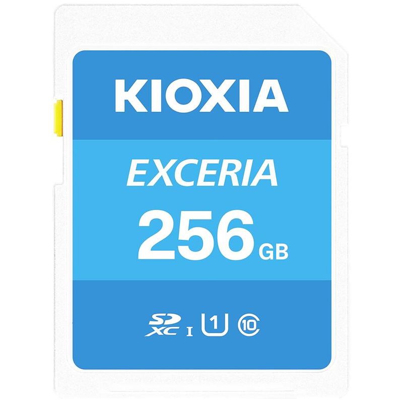 Foto van Kioxia exceria sdxc-kaart 256 gb uhs-i