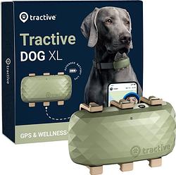 Foto van Tractive gps tracker hond xl groen