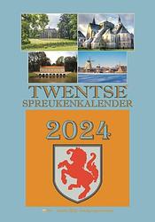 Foto van Twentse spreukenkalender 2024 - paperback (9789055125326)