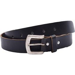 Foto van Riem - riemen - zwart - 3 cm - unisex - 100% leren - leder - riem maat 105