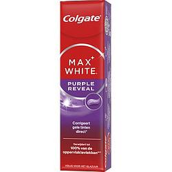 Foto van Colgate max white purple reveal tandpasta 75ml bij jumbo