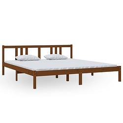 Foto van The living store bedframe grenenhout - stabiel en comfortabel - 205.5 x 185.5 x 69.5 cm