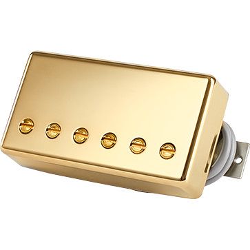 Foto van Gibson 498t - hot alnico (gold) bridge humbucker element voor brug positie