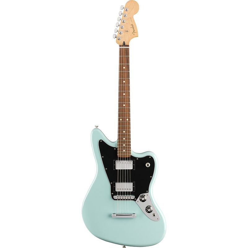 Foto van Fender player jaguar hh daphne blue pf limited edition elektrische gitaar