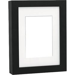 Foto van Zep - houten fotolijst met passepartout niki zwart voor foto 10x15 of 15x20 - v5968b