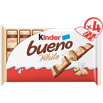 Foto van Kinder bueno white 4 x 39g bij jumbo