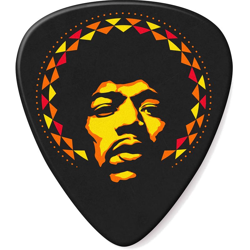 Foto van Dunlop jimi hendrix 69 psych series aura mandala plectrumset (6 stuks)