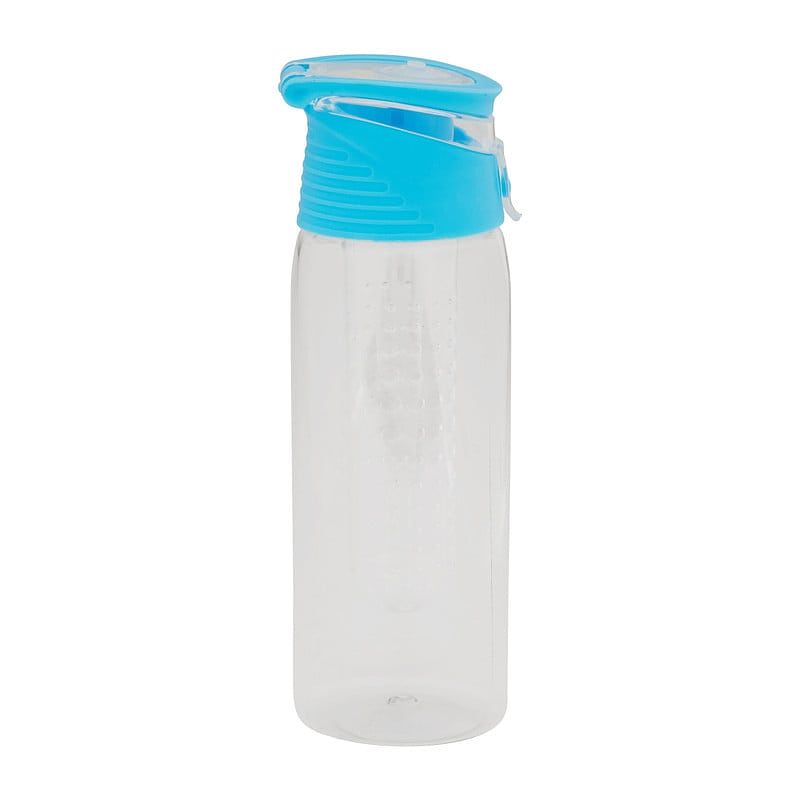 Foto van Drinkfles infuser - blauw - 700 ml